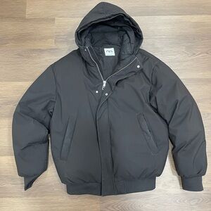 ZARA hooded puffer jacket/coat
